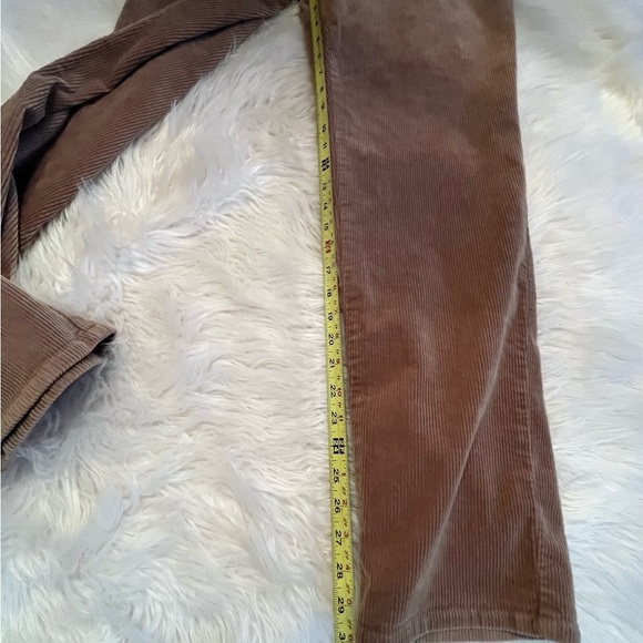 Vintage  Polo Ralph Lauren Corduroy Pants Size 14 Tan Wide Leg Tan - Picture 10 of 10